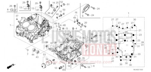 CARTER MOTEUR CRF1100A3S de 2025
